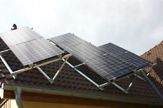 ukázka fotovoltaiky